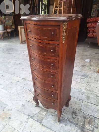 باهو جوارير خشب جوز انتيك مركتري ناعم