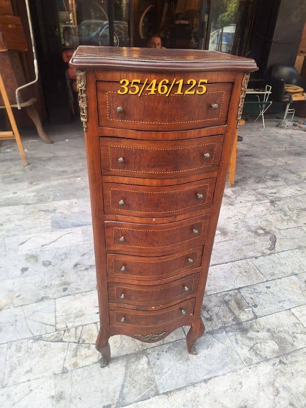 باهو جوارير خشب جوز انتيك مركتري ناعم 1