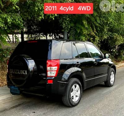 2011 Suzuki Grand Vitara 4WD 4cyld  سيارة قمة النظافة