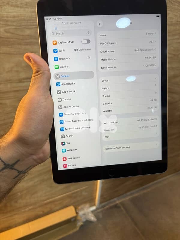 ipad 9th generation 64gb superclean 1