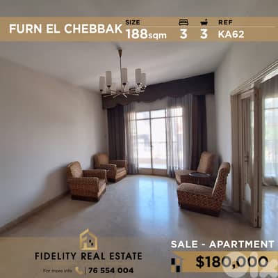 Apartment for sale in Furn El Chebbak KA62 شقة للبيع في فرن الشباك