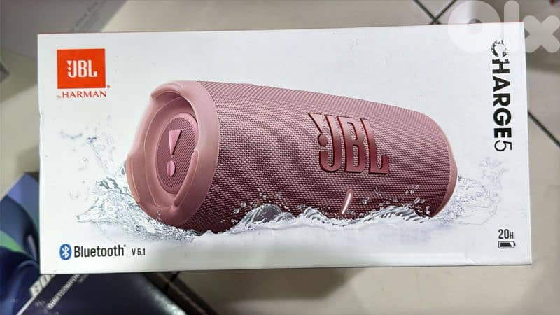 Jbl charge 5 pink 0