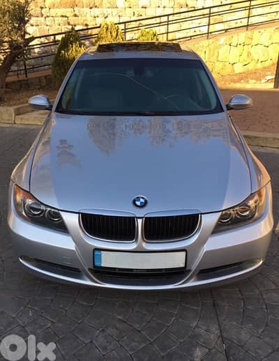 Bmw E90 328i 2007 automatic, silver on black very clean