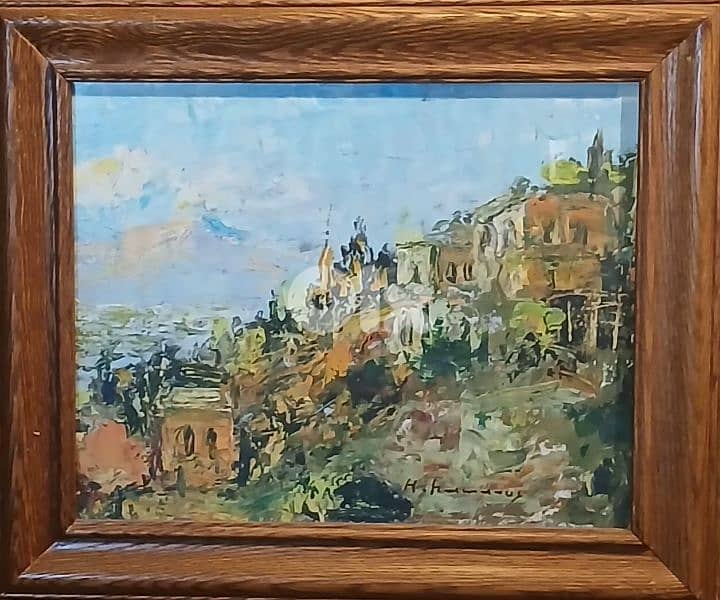 لوحة نادرة للفنان حيدر حموي 0