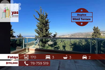 Faqra 170m2 | 90m2 Terrace | Brand New Duplex | Panoramic View | EH/IV