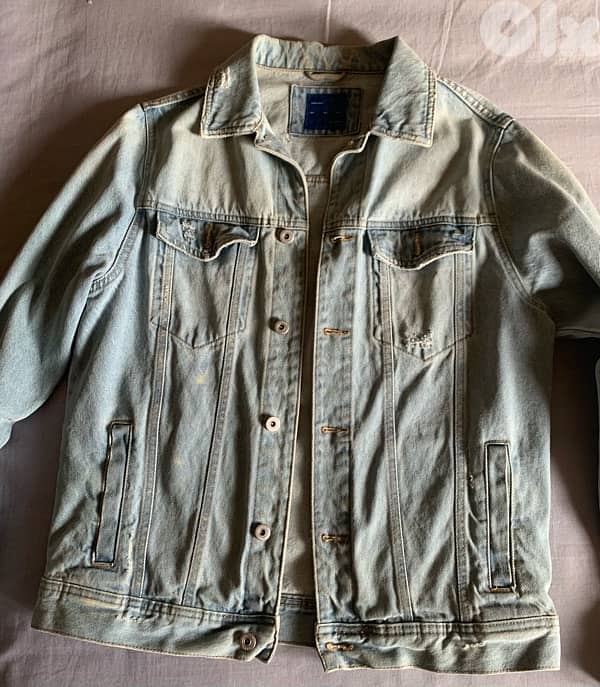 Zara denim jacket 0