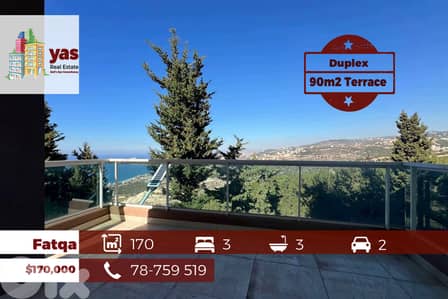 Fatqa 170m2 | 90m2 Terrace | Brand New Duplex | Panoramic View | EH/IV