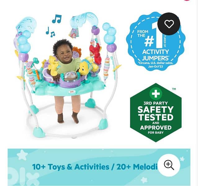 Baby The Little Mermaid Sea of Activities Jumper 2