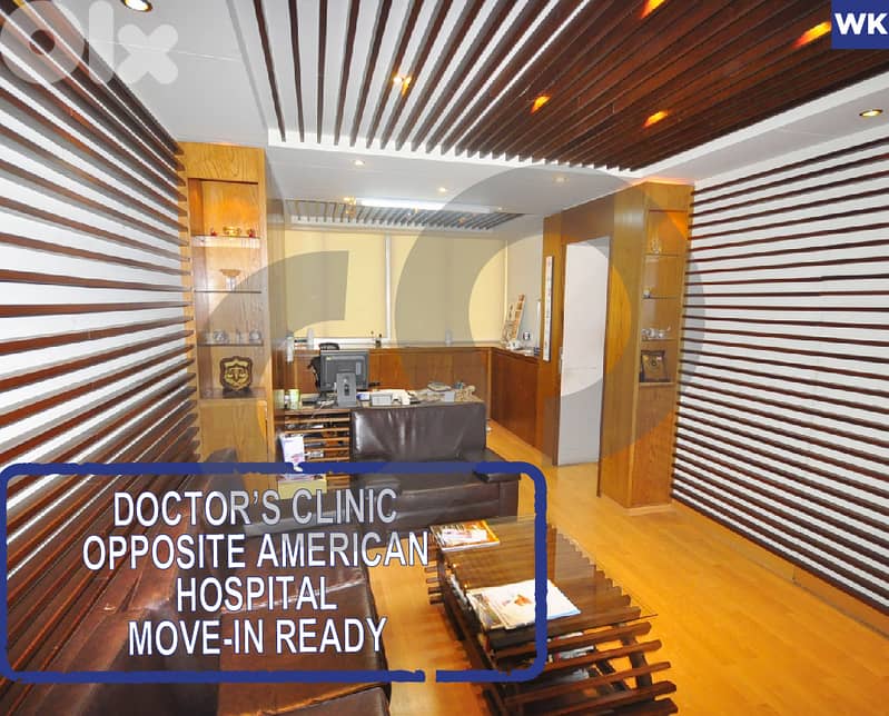 Fully Furnished Clinic for Rent – Prime Location - HAMRA REF#WK127171 0