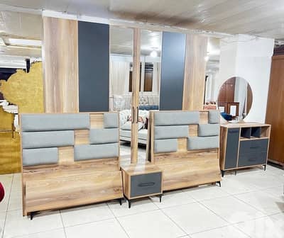 غرفة نوم تختين جديدة من المعمل بافضل الاسعار