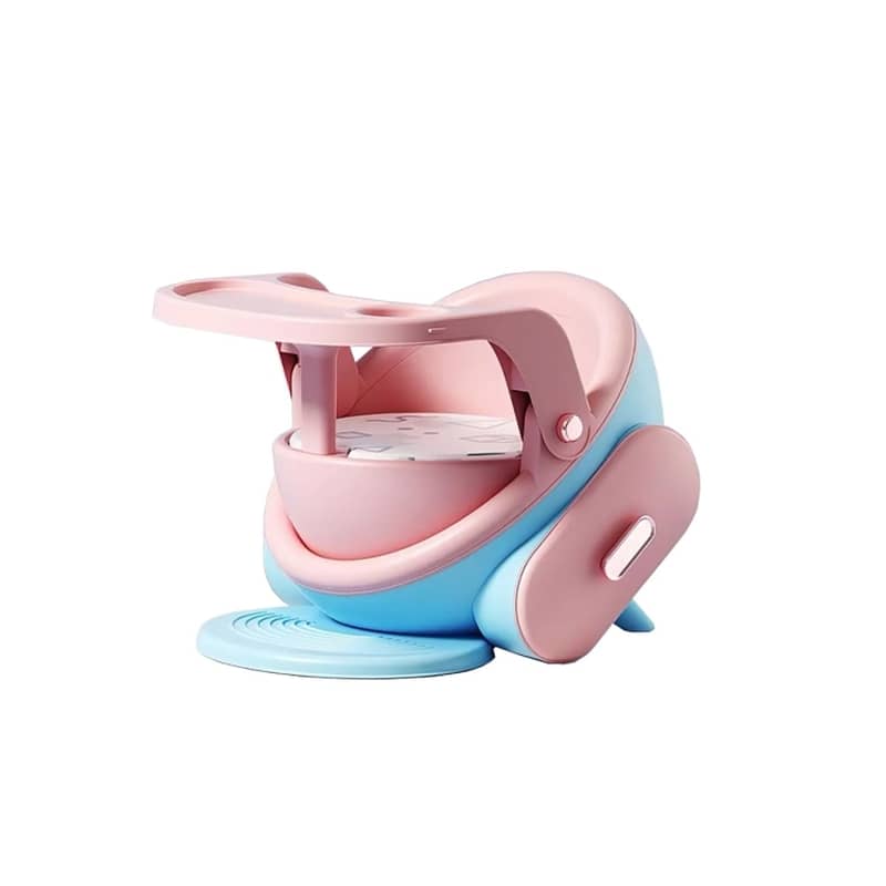 Baby Feeding Chair with Adjustable Tray - كرسي طعام للأطفال مع طاولة 2