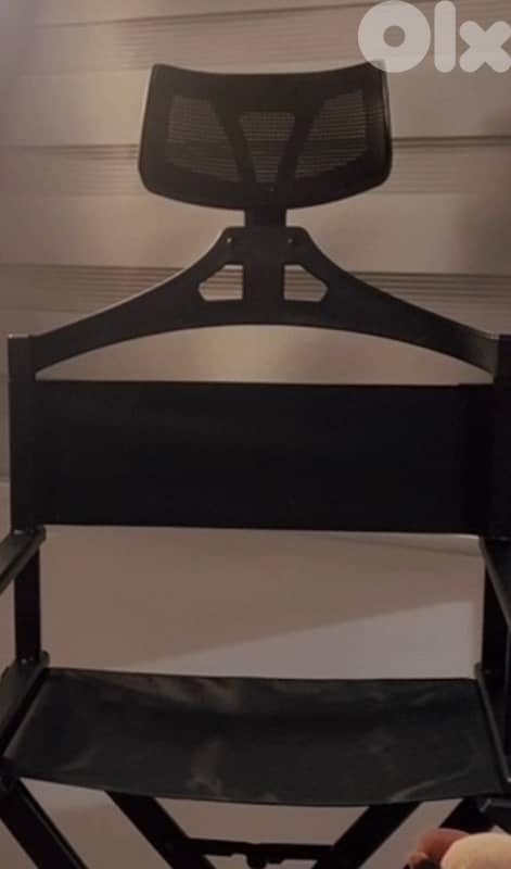 makeup chair black color 0