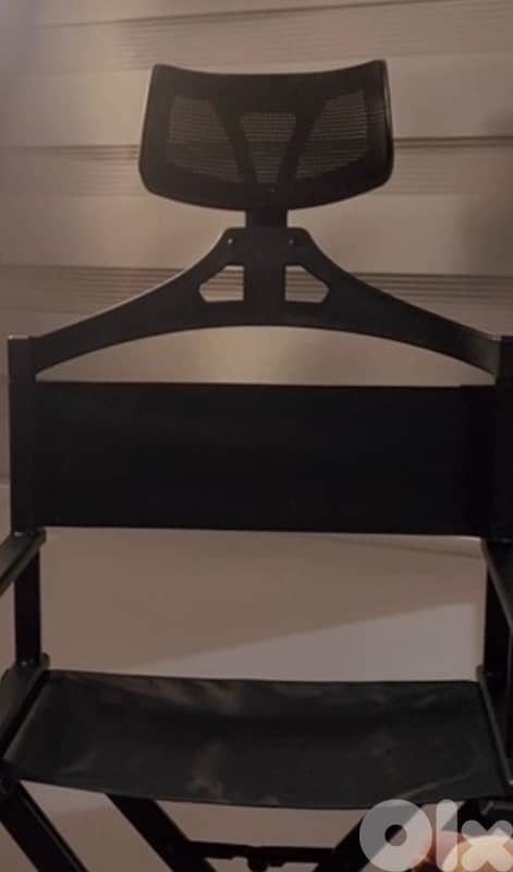 makeup chair black color 2
