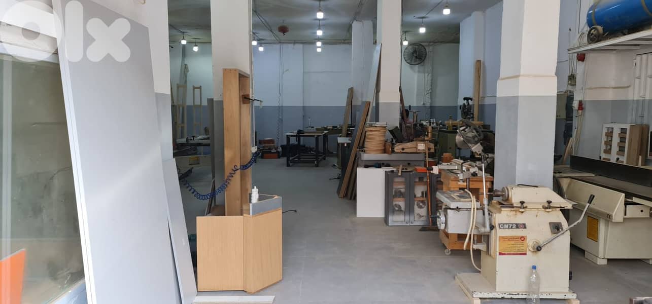 Workshop for Rent in Mkalles at 1500$/month, مشغل للاجار في المكلس 0