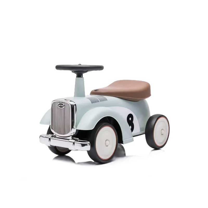 Vintage Ride-on Car with Storage Space - سيارة أطفال كلاسيكية للركوب 2