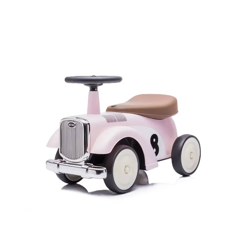 Vintage Ride-on Car with Storage Space - سيارة أطفال كلاسيكية للركوب 4