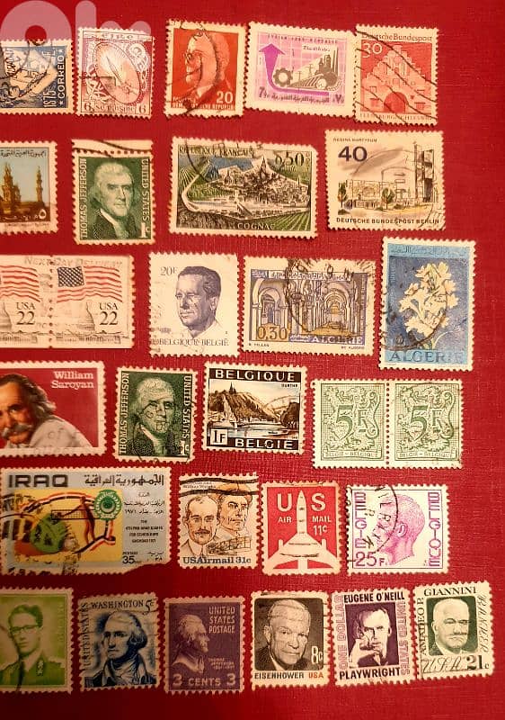 World old 50+ stamps since 1960's Lot # B-254 1