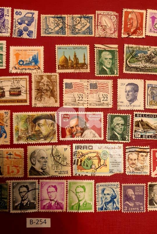 World old 50+ stamps since 1960's Lot # B-254 2