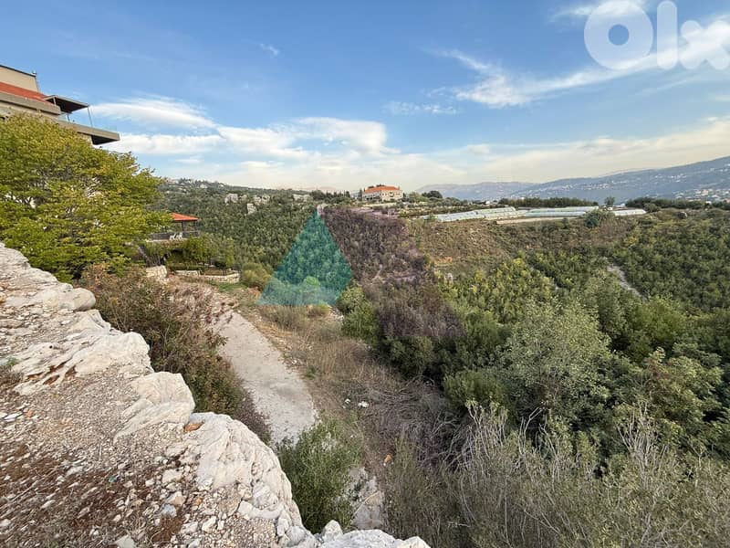 1215m2 Prime Land+amazing view 4sale in Ajaltoun - أرض للبيع في عجلتون 1