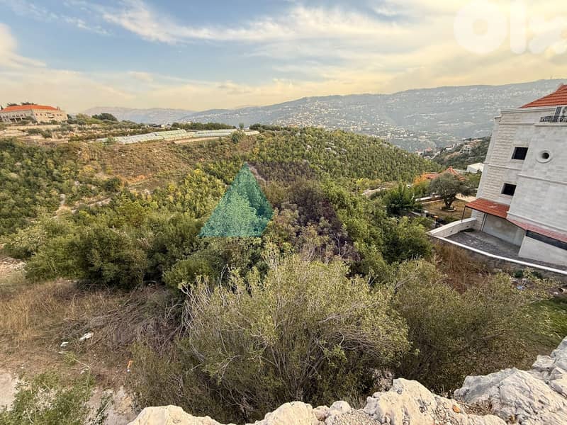1215m2 Prime Land+amazing view 4sale in Ajaltoun - أرض للبيع في عجلتون 2