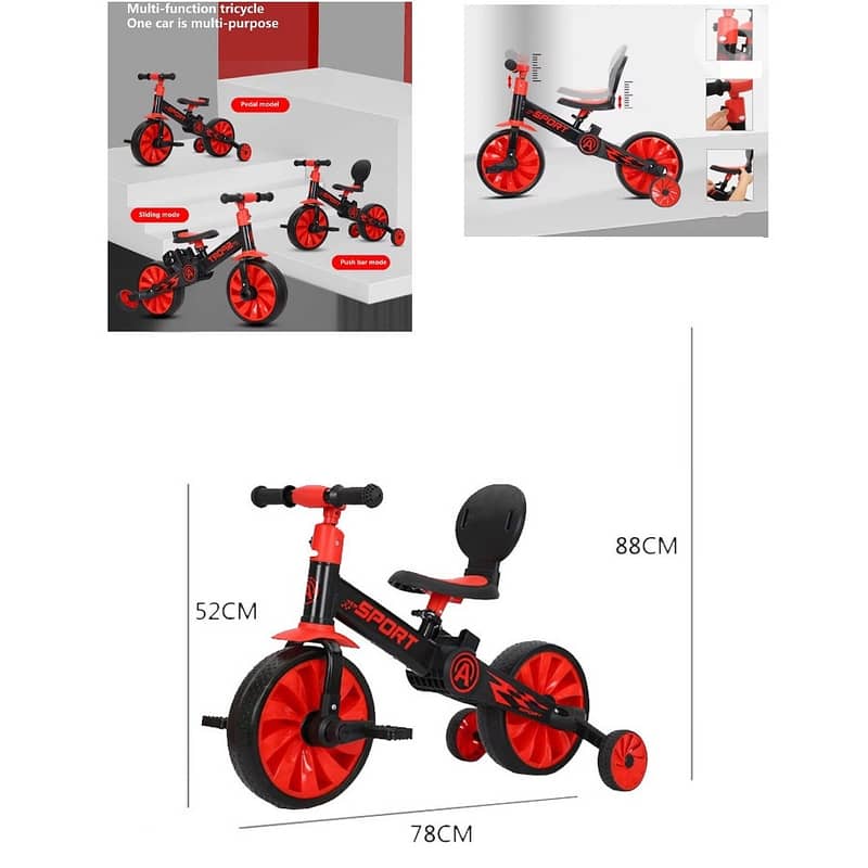 Multipurpose Balance Bike Tricycle - دراجة أطفال متعددة الاستخدام 1
