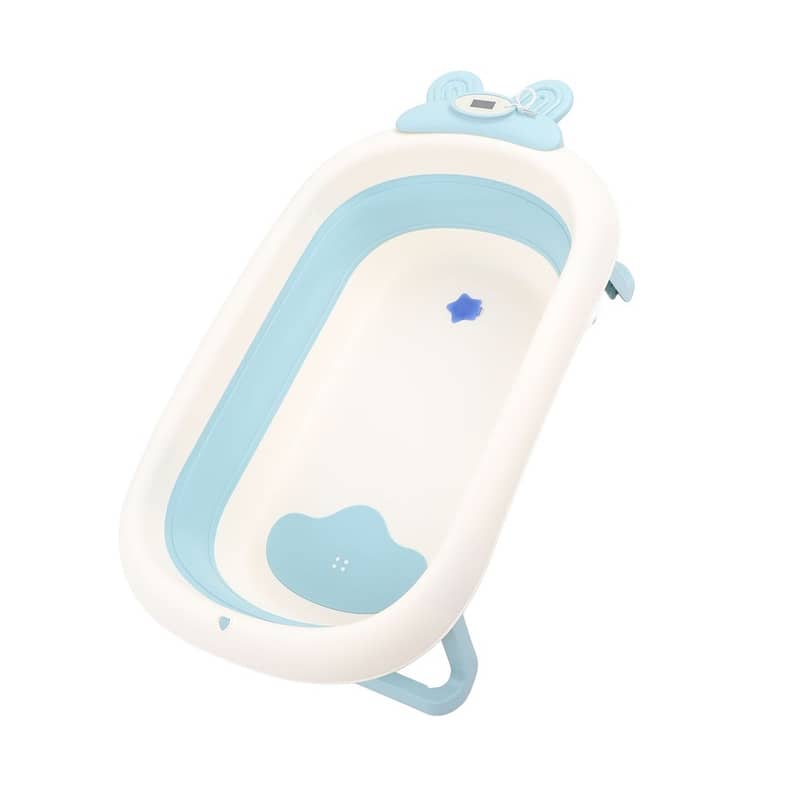 Folding Baby Bath Tub with Thermometer - حوض استحمام قابل للطي 0
