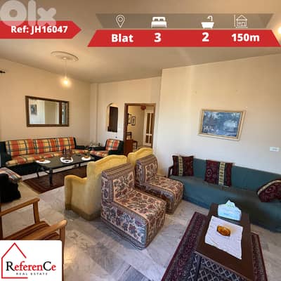 HOT DEAL Apartment in Blat for sale شقة مميزة للبيع في بلاط