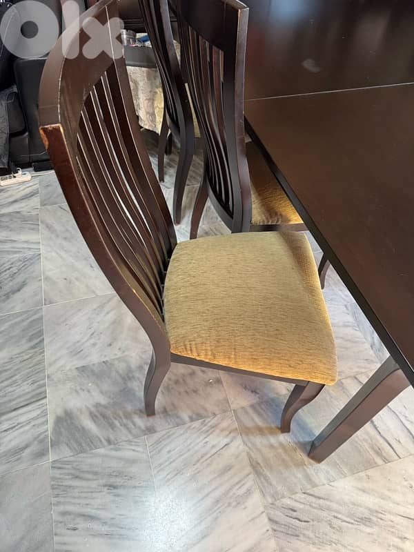 dining table with 6 chairs 0