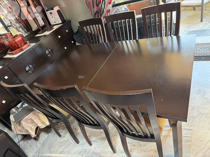 dining table with 6 chairs 1