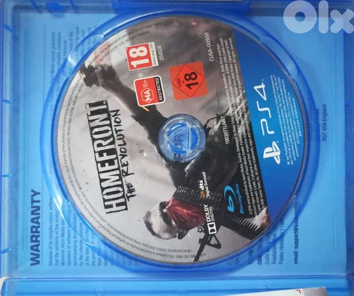 CD ps4   HOMEFRONT      The revolution 2