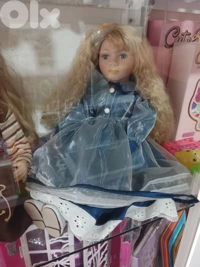 vintage ceramic doll