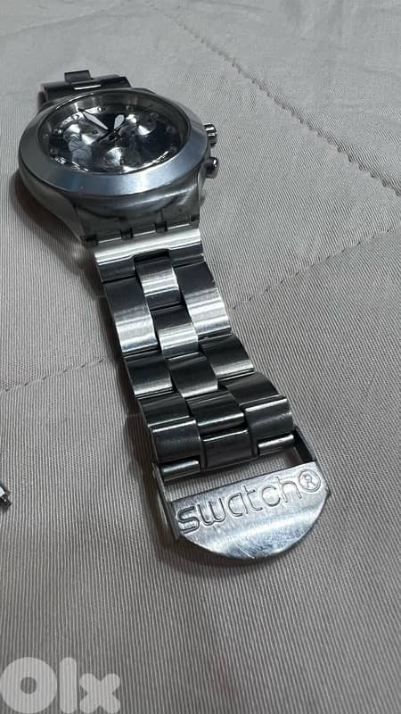 Swatch Watch Unisex Silver 2