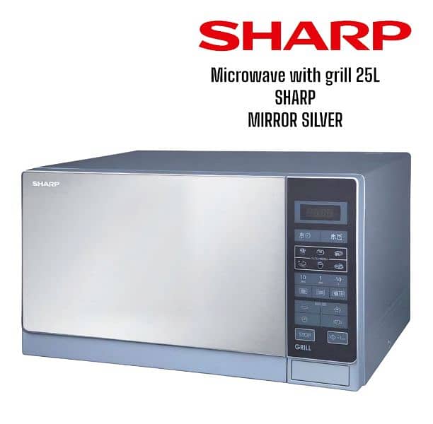 microwave 25L SHARP mirror with grill 0
