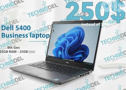 Dell 5400 8th gen 16gb ram business laptop