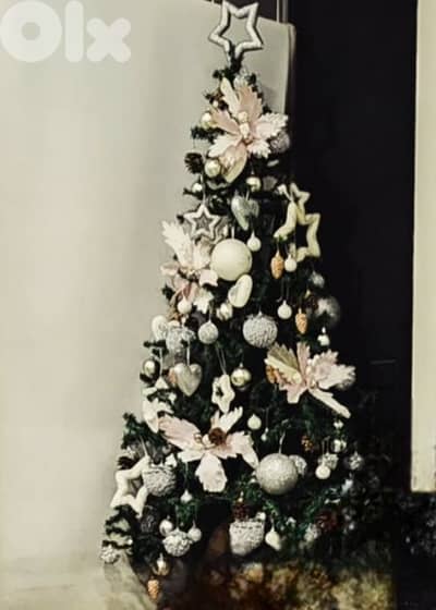 christmas tree and christmas decoration