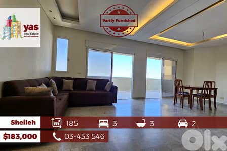 Sheileh 185m2 | Killer View | Partly Furnished |Dead End Street | TO |