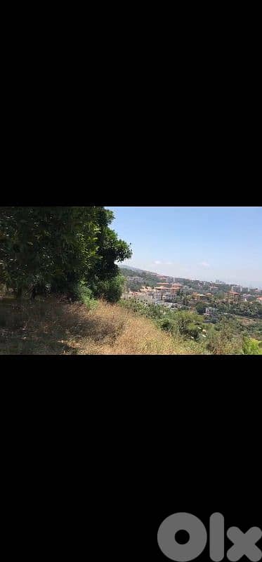 land for sale in bchamoun أرض للبيع في بشامون 4