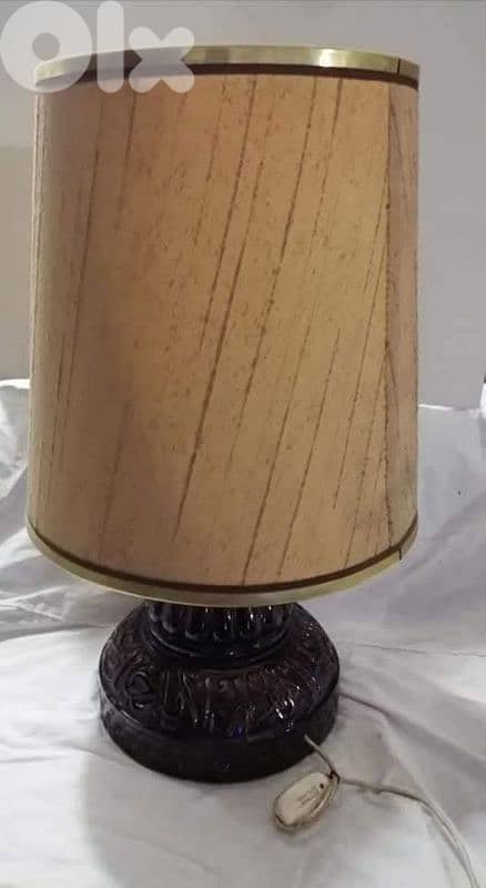 Antique engraved arabesque lamp 0