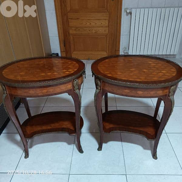 gueridons marquetes 0