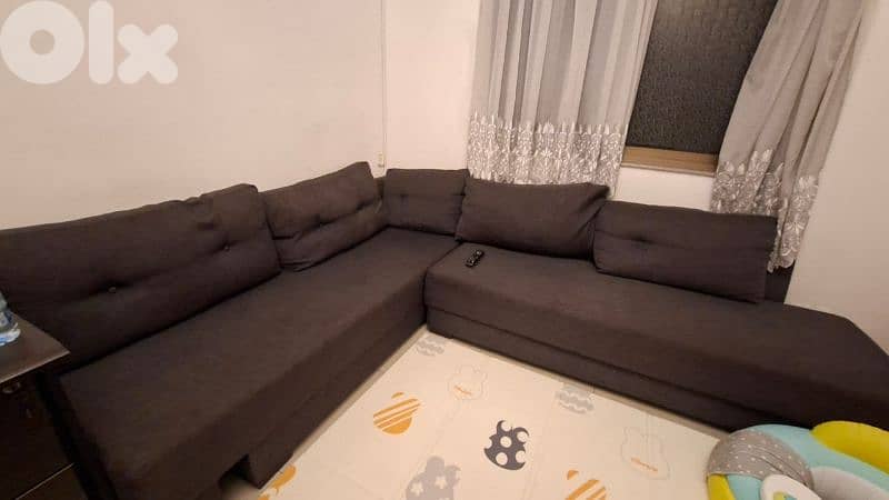 L shaped Sofa bed 0