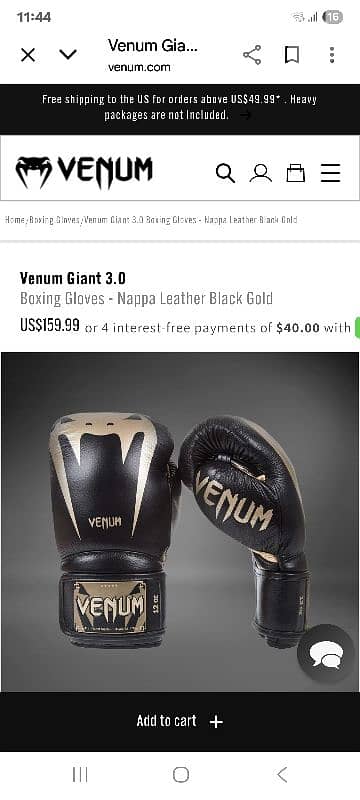 bargain price  original boxing gloves  venum 14