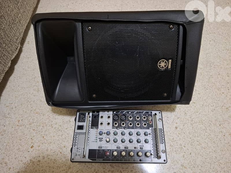 YAMAHA SPEAKER WITH MIXER 0
