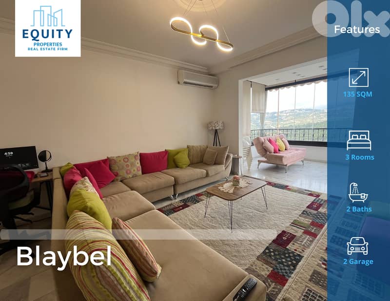 Furnished 135 SQM Apartment For Sale In Blaybel شقة للبيع #RH2219106 0