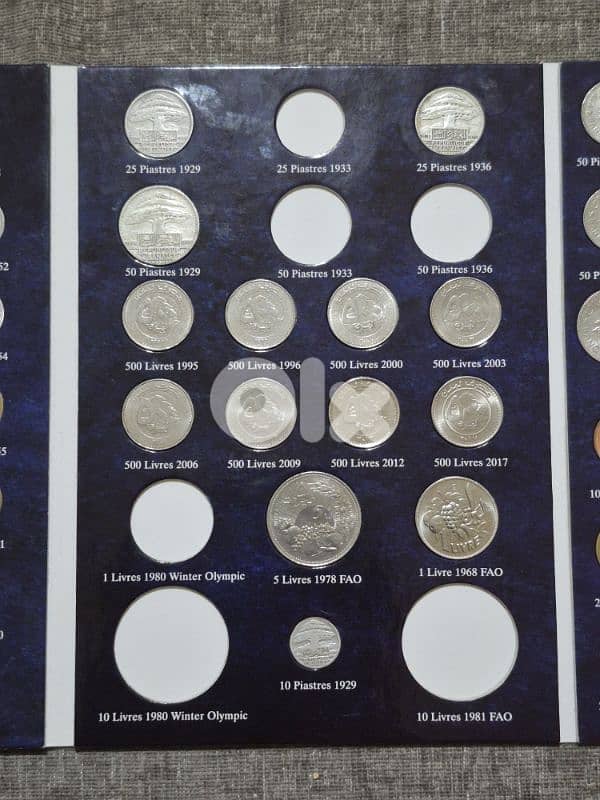 Lebanon coin album 3