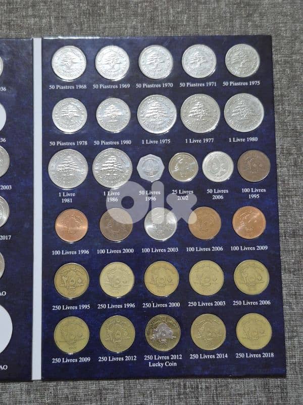 Lebanon coin album 4