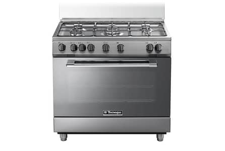 Gas Cooker TechnoGas 90cm Wide Oven فرن تكنو غاز الأصلي فرن عريض