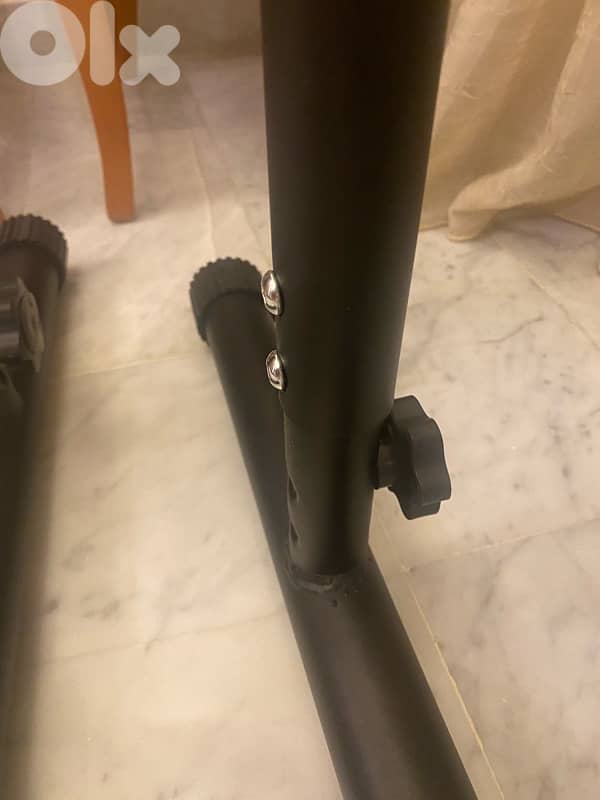 ADJUSTABLE DIP PARALLEL BAR STAND 80CM - 90CM 3