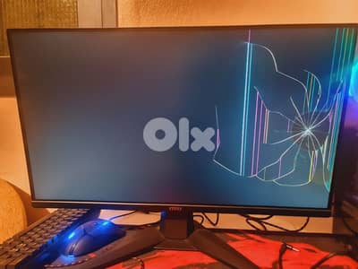 msi 25ich broken screen