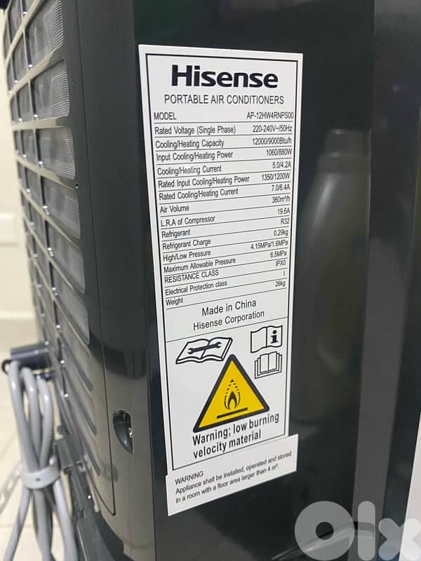 Hisense portable ac cooling heating 4