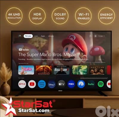 smart tv STARSAT 55inch google tv